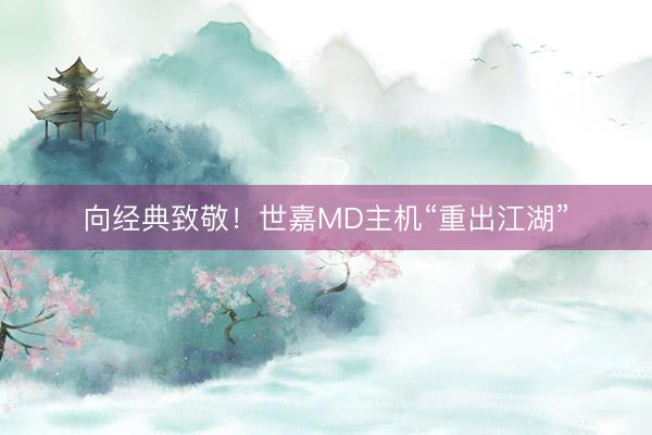 向经典致敬！世嘉MD主机“重出江湖”