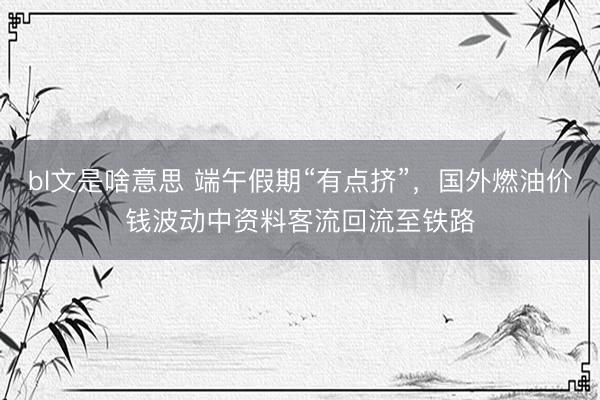 bl文是啥意思 端午假期“有点挤”，国外燃油价钱波动中资料客流回流至铁路